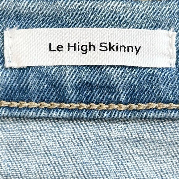 Frame Le High Skinny Jeans with Raw Hem size 27 - Picture 5 of 6